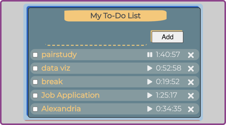 todo list